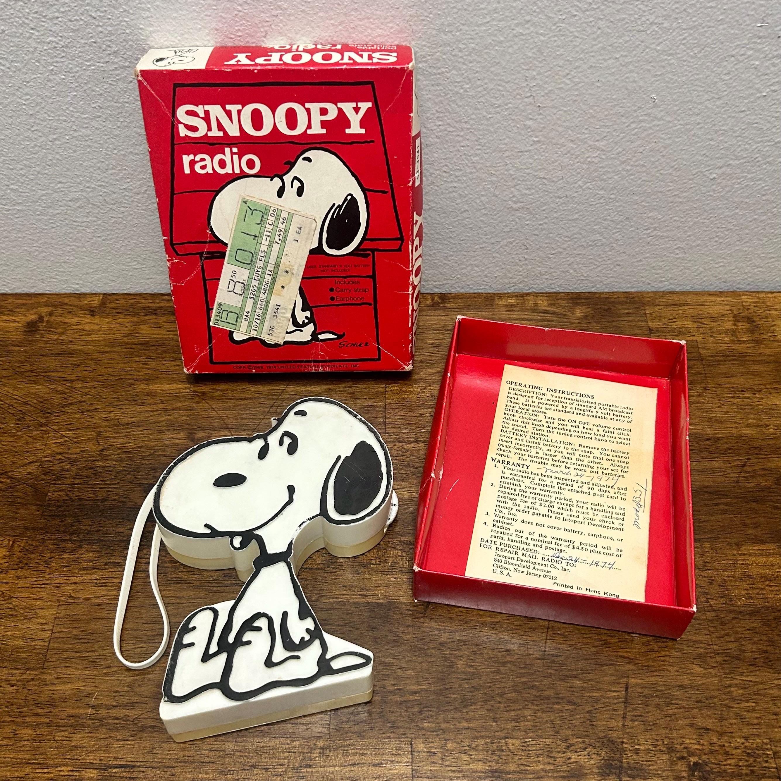 Snoopy Radio - Etsy