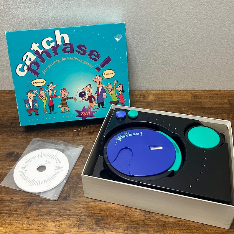 Vintage Catch Phrase Party Game, Complete Word Guessing Game, Family ...