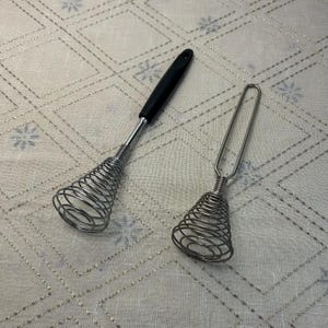 Stainless Steel Vintage Spring Whisk - Mid-Century Utensils - You Choose