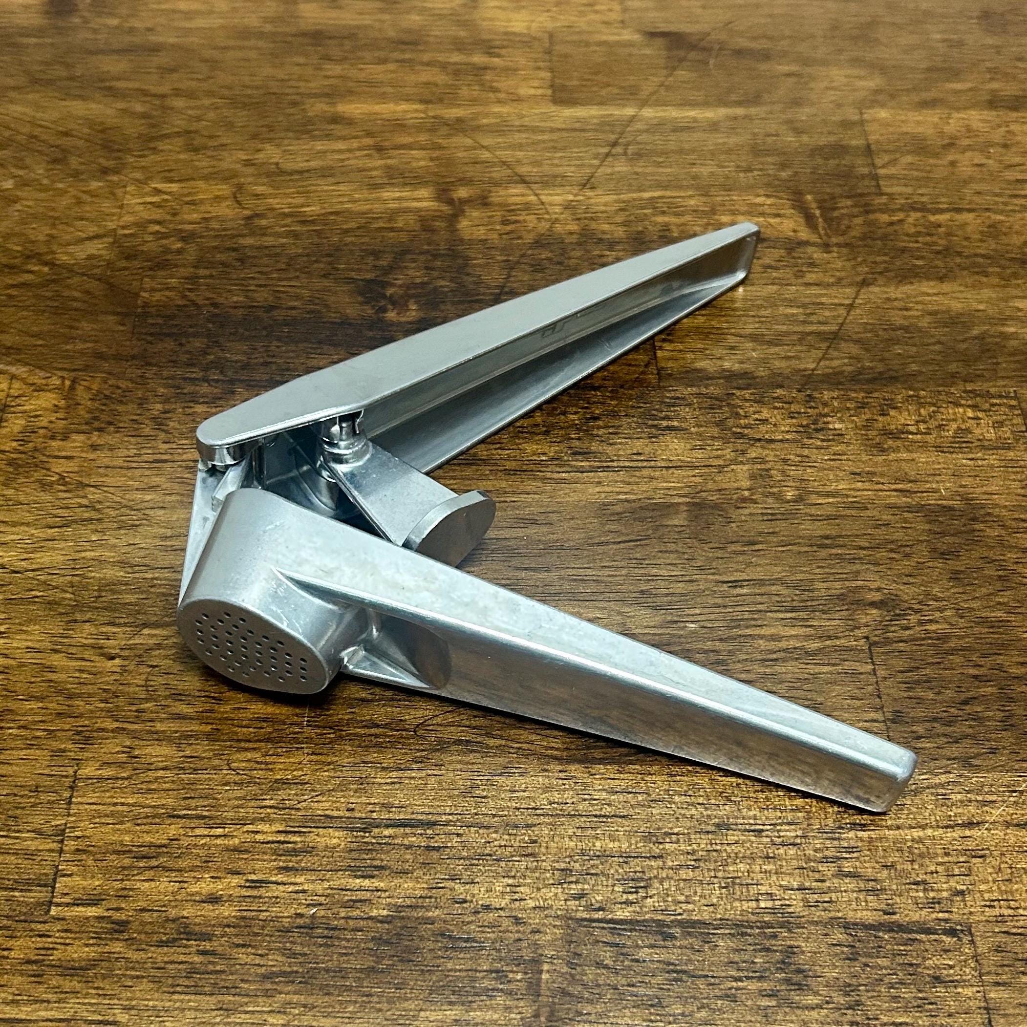 Vintage Zyliss Susi Garlic Press, Swiss Made Cast Aluminum Garlic