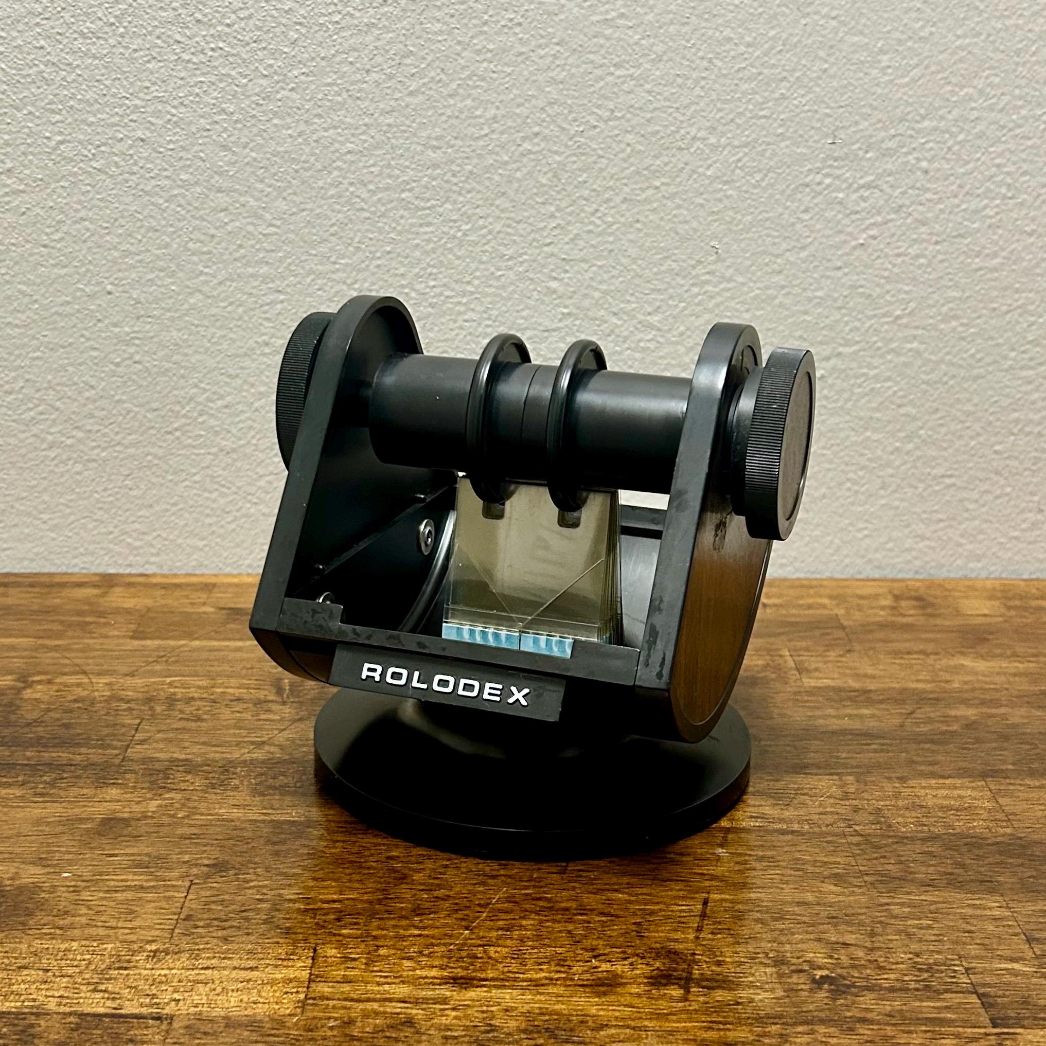 Vintage Rolodex Swivel File SW-24, 1980s Mod Turnstile Card Organizer ...