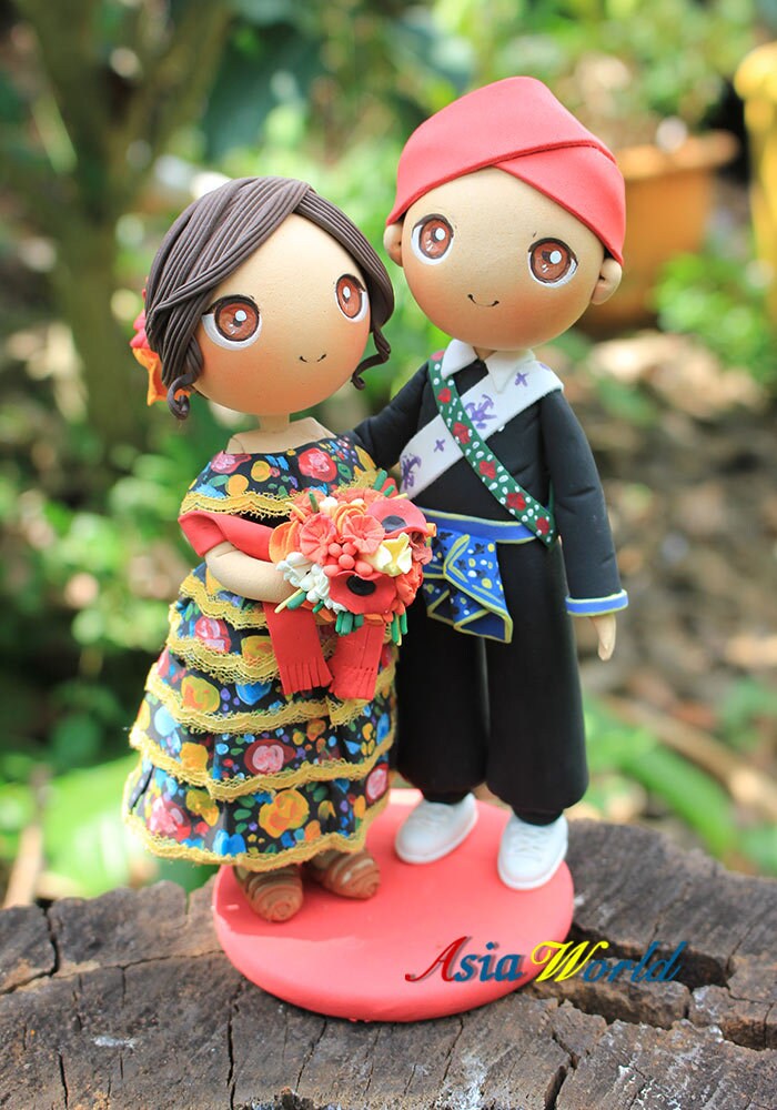 Traditionnelle Mariee Du Mexique Et Mien Marie Gateau De Etsy