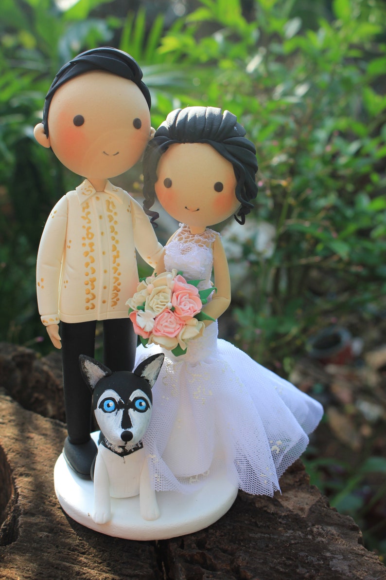 Wedding Cake Topper Barong Philippine Wedding Topper Etsy