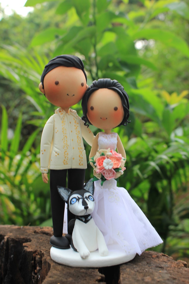 Wedding Cake Topper Barong Philippine Wedding Topper Etsy