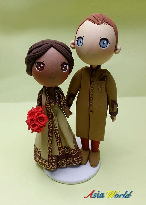 Customized Traditional Indian Wedding Costume Wedding Cake Etsy
