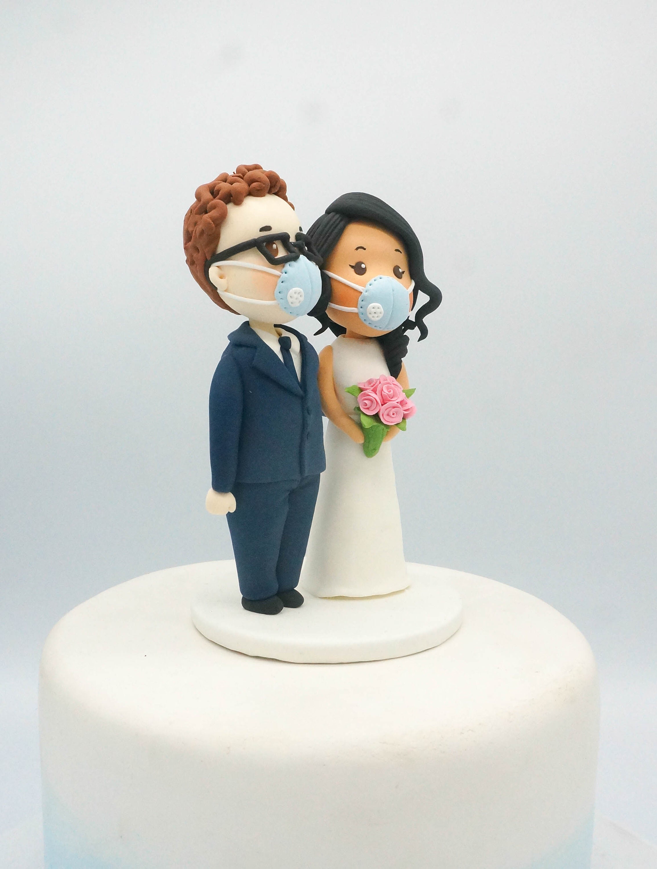 Funny Wedding Cake Topper Customized Quarantine Bride & Groom - Etsy Funny Wedding Cake Topper Customized Quarantine Bride & Groom - Etsy