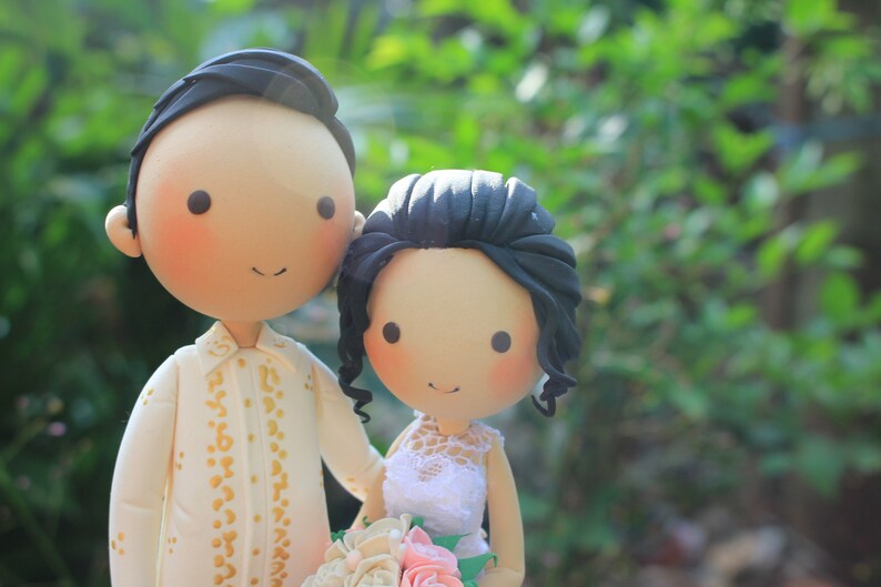 Wedding Cake Topper Barong Philippine Wedding Topper Etsy