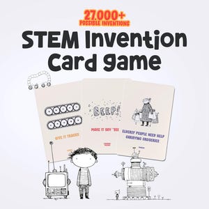 Invent It! STEM Engineering Challenge Cards | Creative Problem Solving Game (Printable PDF)