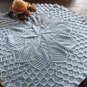 May Flowers Baby Blanket Knitting Pattern