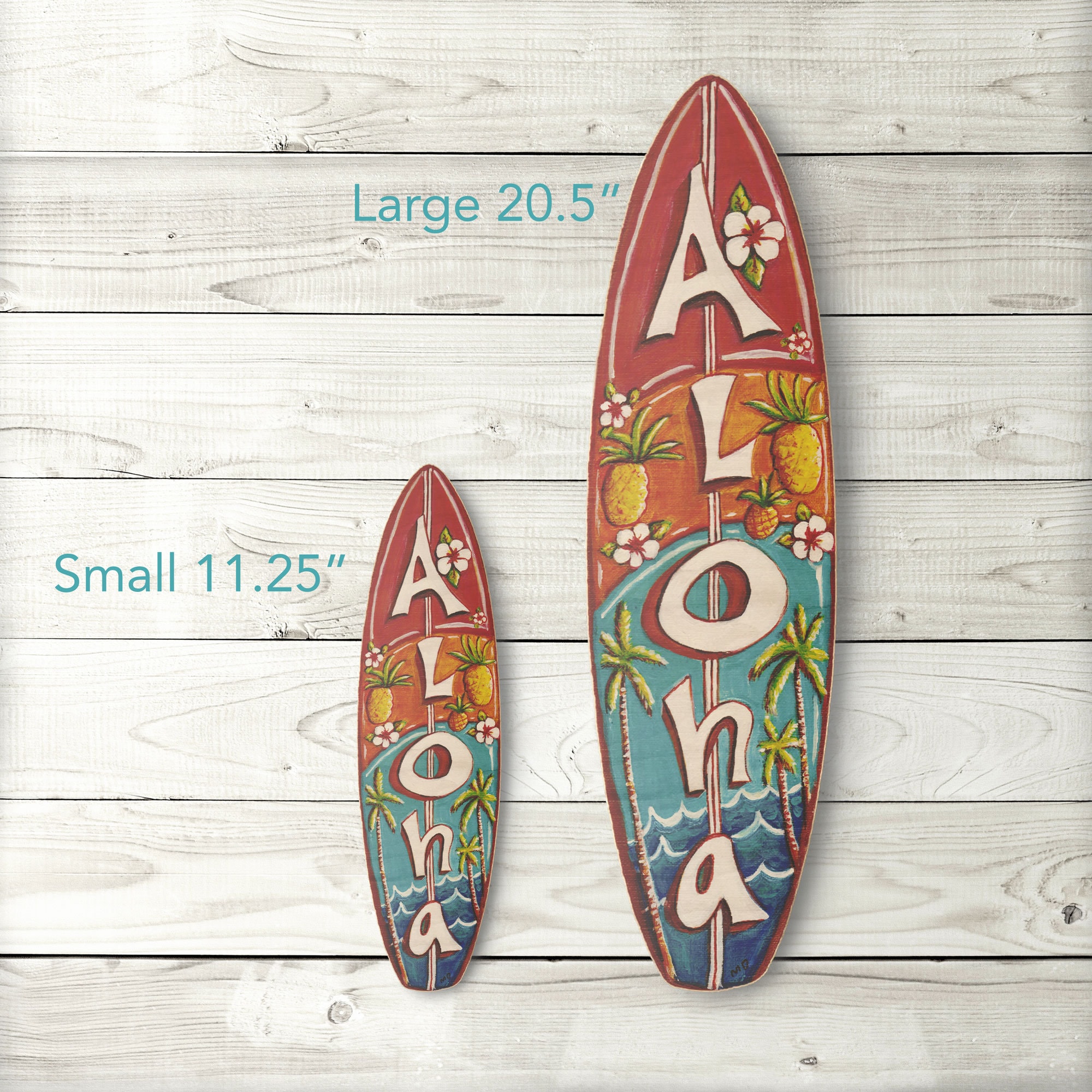 Aloha Surfboard - Beach, Tropical, Hawaiian Wall Decor - Etsy