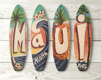 Maui Surfboard Set - Maui, Hawaii on cute surfboard signs
