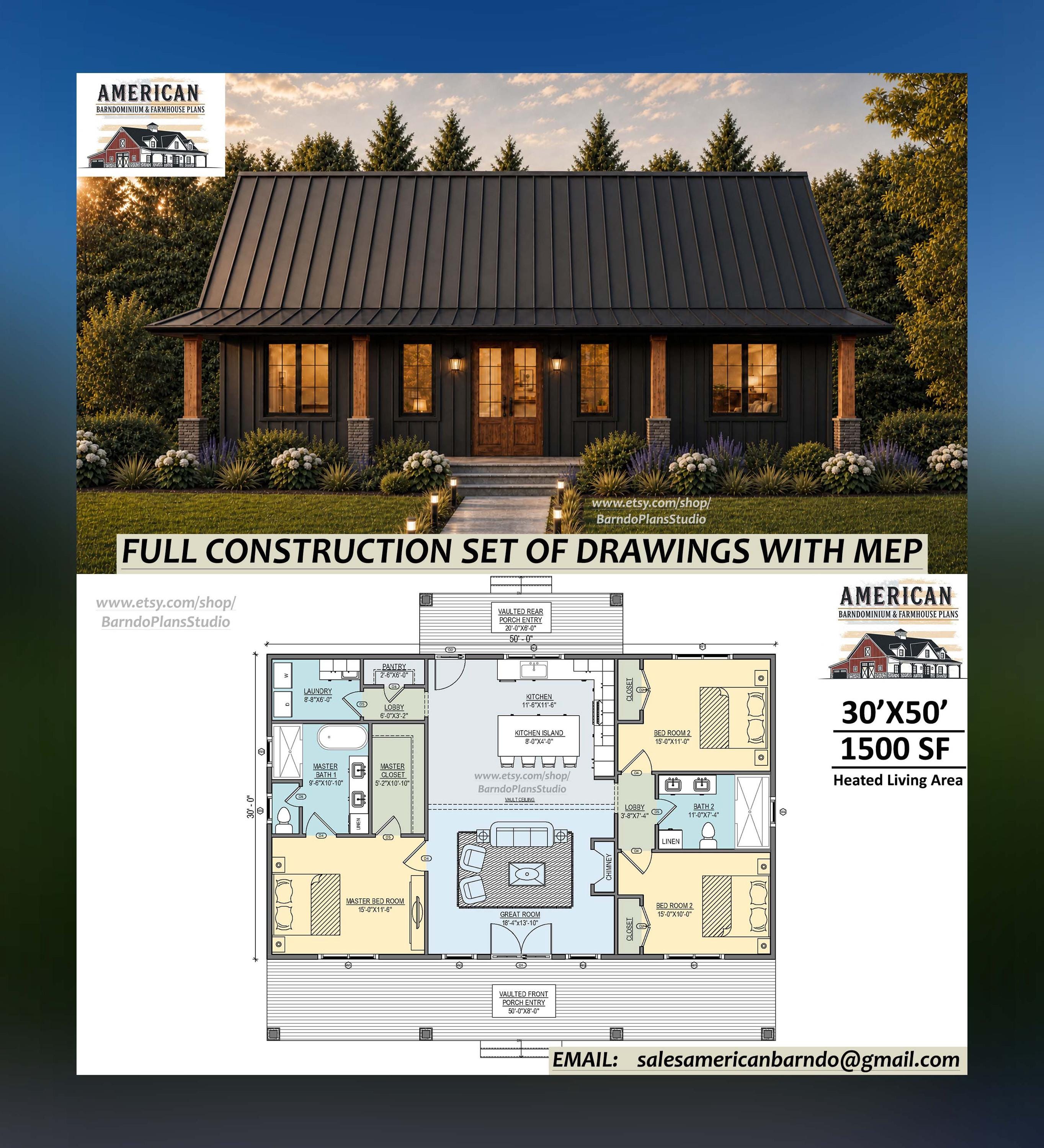 House Plans 30x50
