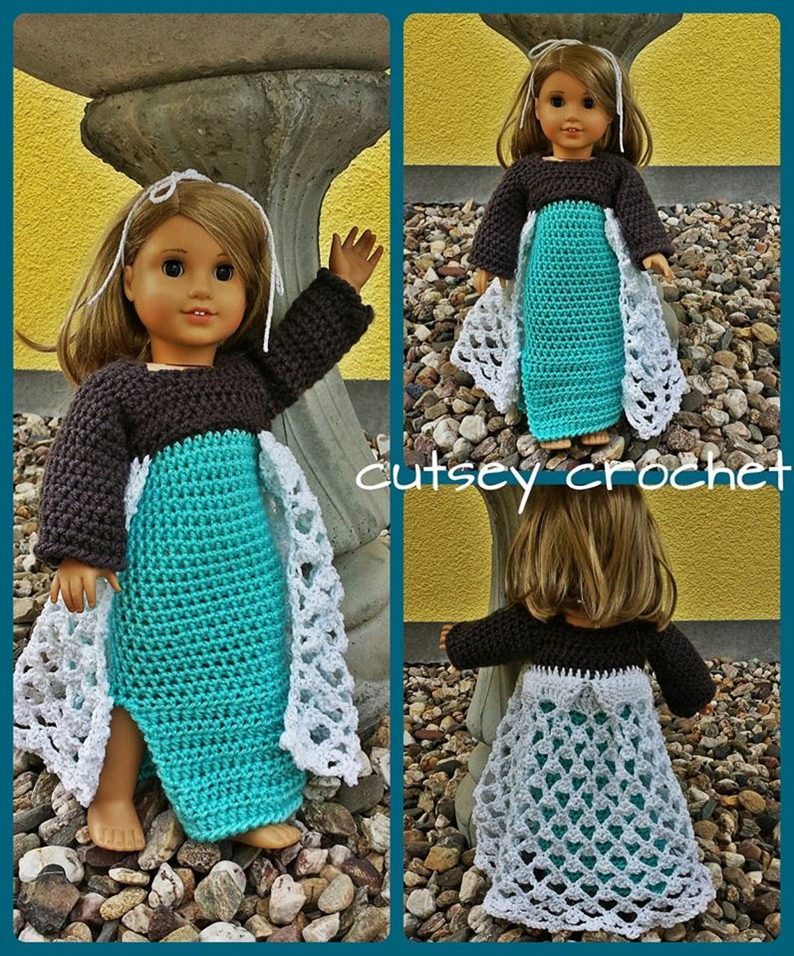 American Girl Fantasy Princess Dress pattern Only Etsy