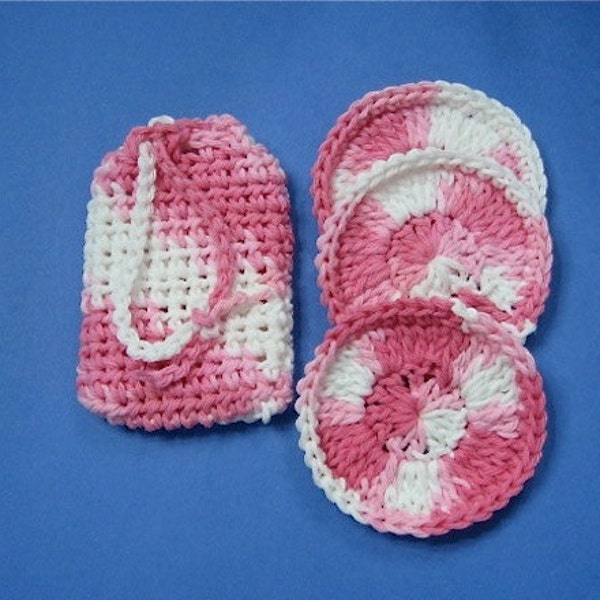 Crochet Pattern Soap Saver and Facial Scrubbies - Digital Download