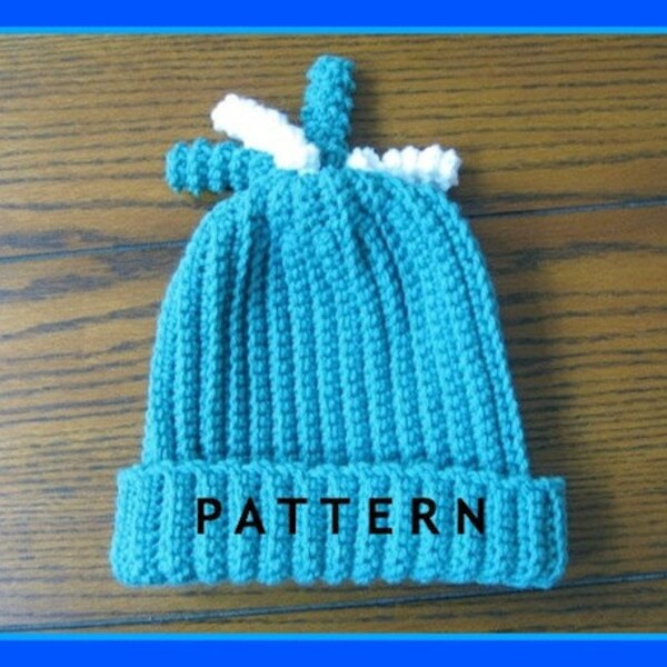 Crochet Pattern Curly Top Child's Hat - Digital Download