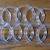 10 Large Clear Acrylic Craft Rings - 3 1/4