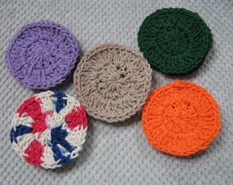 Car Cup Holder Coasters - Cotton - Set of 2 - Washable Bottle Coasters