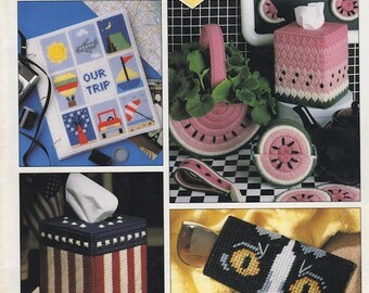 Plastic Canvas Corner Magazine - August 1990 - Plastic Canvas Patterns