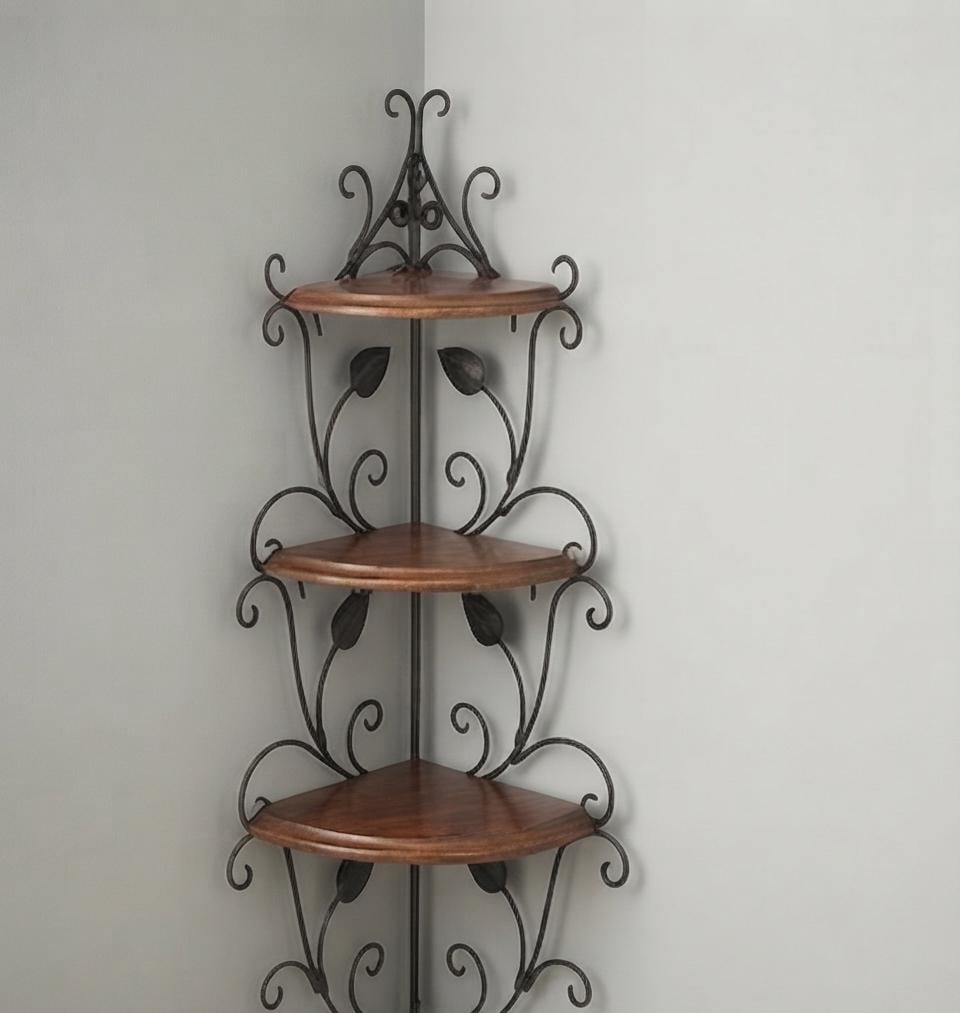 Vintage Corner Wall Shelves - Etsy