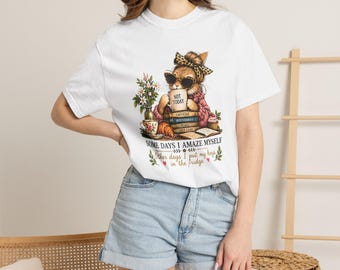 Bunny Graphic Tee, 100% Ring-Spun Cotton Self Care Shirt