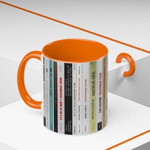 Bruce Springsteen CD Albums Collection Accent Mug image 15
