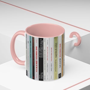 Bruce Springsteen CD Albums Collection Accent Mug image 9