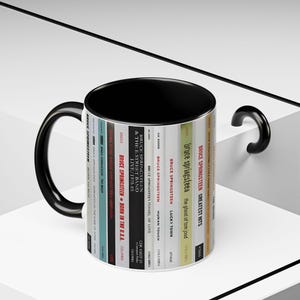Bruce Springsteen CD Albums Collection Accent Mug image 5