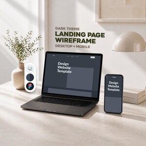 Cybersecurity Landing Page Figma | Dark Theme Security Website | SaaS Protection UI Kit | Tech Design