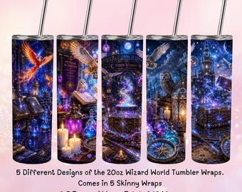 Zaubertrankakademie-Set (5 Stück) | Magische Fantasy-Designs | PNG- & PDF-Download