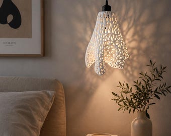Moderne hanglamp met organisch design