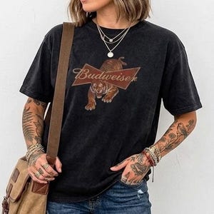 Vintage Budweiser Shirt - Etsy