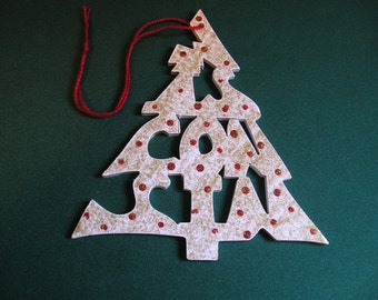 Wisconsin ornament, tree shaped