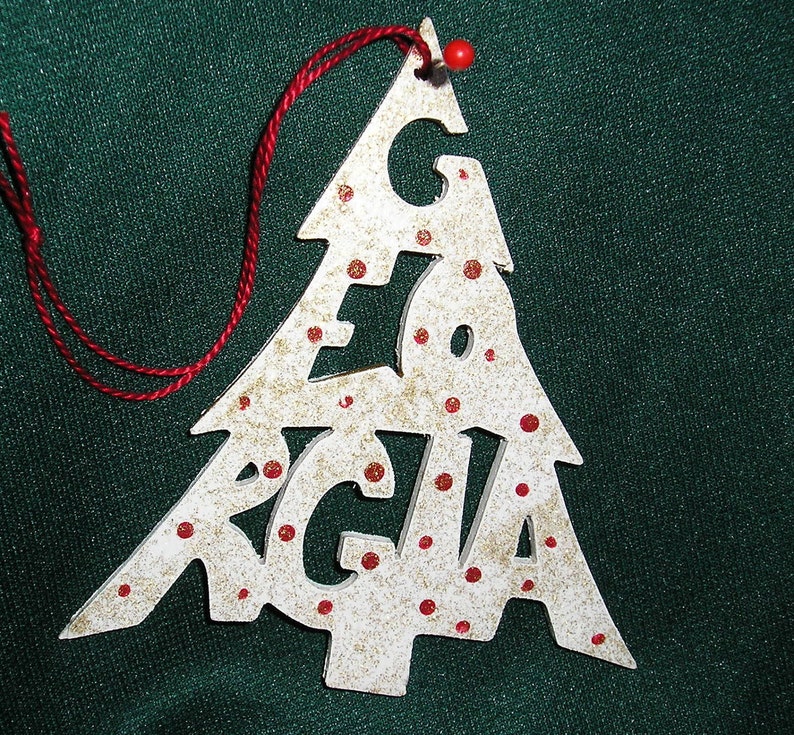 Georgia ornament, tree shaped image 4