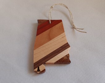 Alabama laminated hardwood ornament or magnet