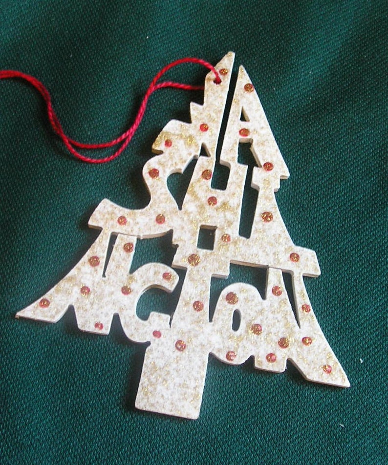 Washington ornament, tree shaped, handcrafted, Christmas ornament image 3