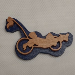 Recumbent trike tree ornament or magnet, gift for trike owners, christmas gift for trike owners image 2