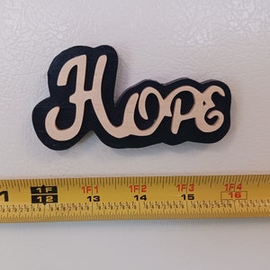 Inspirational words, refrigerator magnets, religious themed, handcrafted with scroll saw image 6