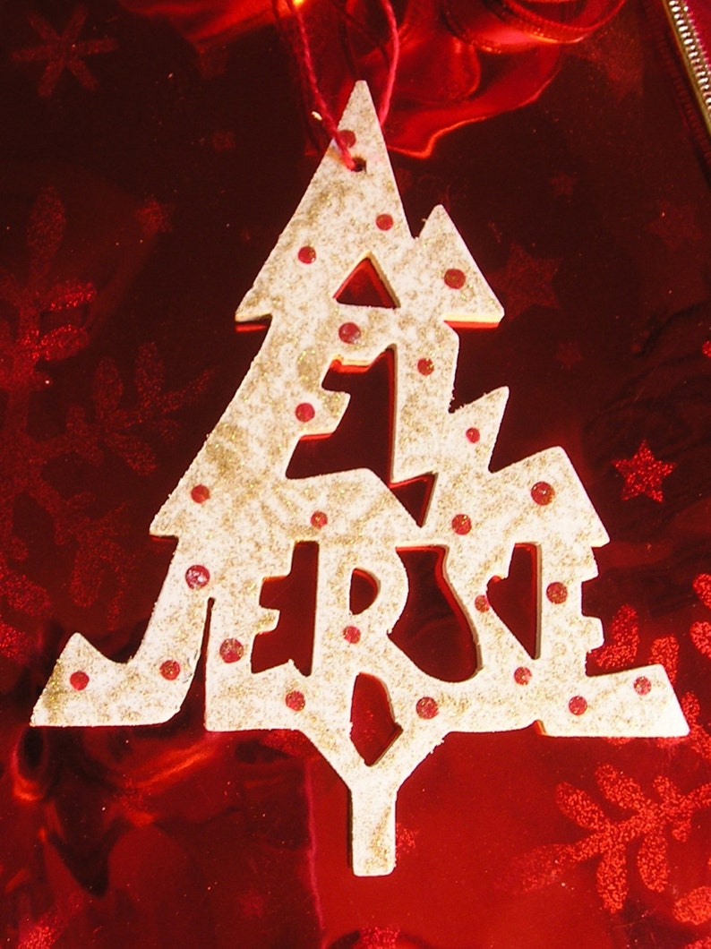 New Jersey ornament, tree shaped image 3