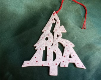 Florida ornament, tree shaped