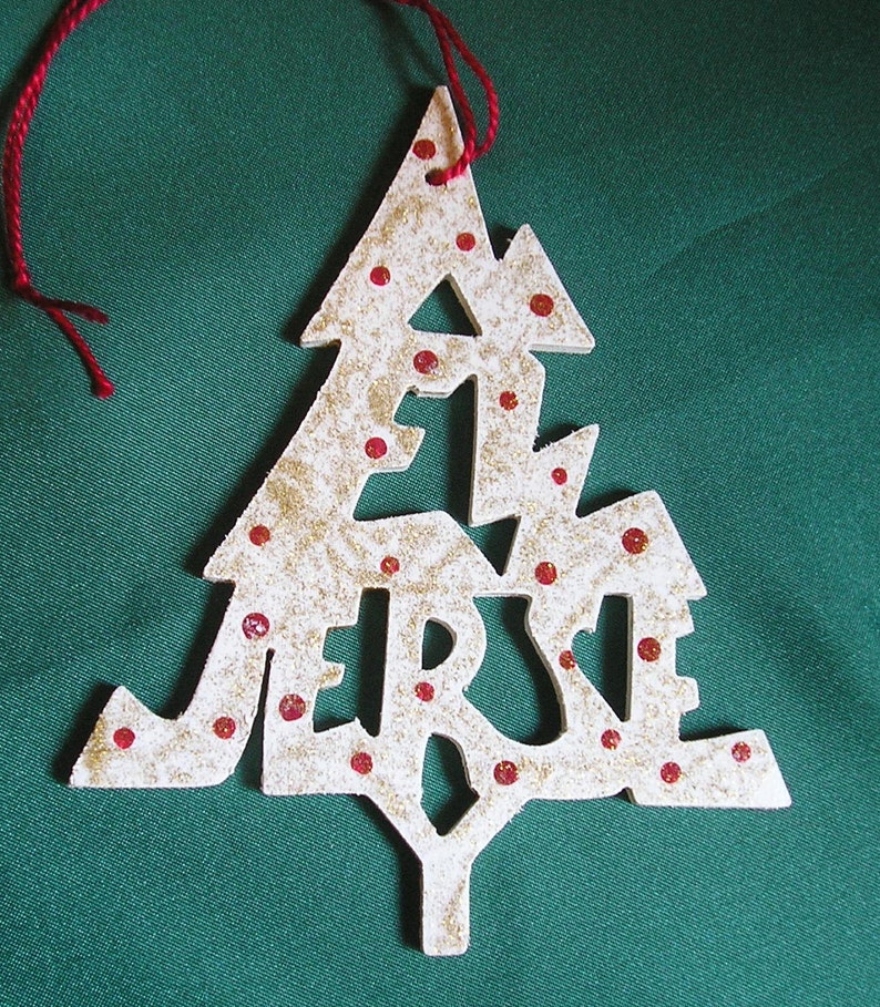 New Jersey ornament, tree shaped image 2