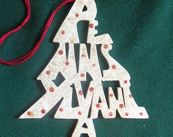 Pennsylvania ornament, tree shaped