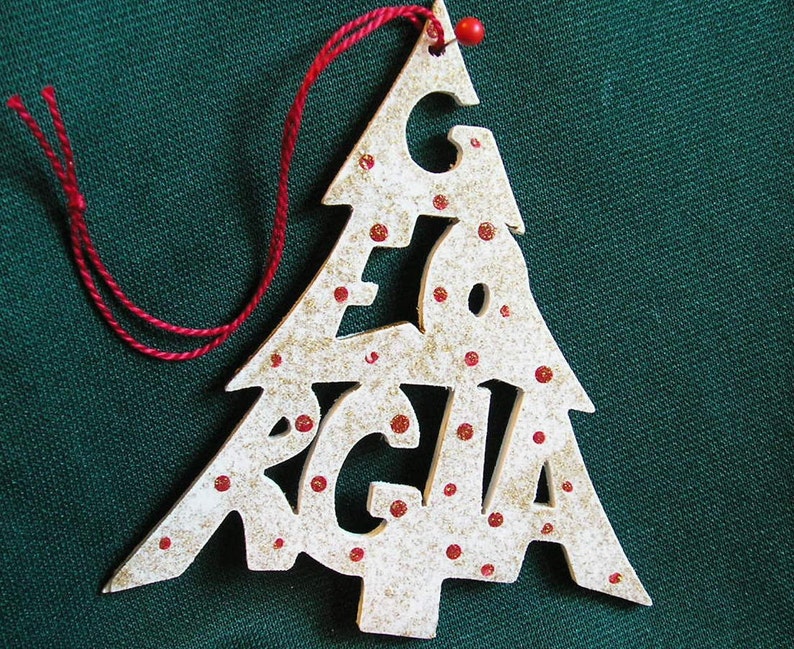 Georgia ornament, tree shaped image 3