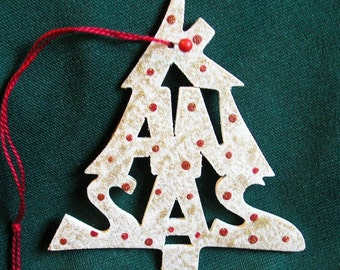 Kansas ornament, tree shaped