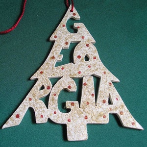 Georgia ornament, tree shaped image 6