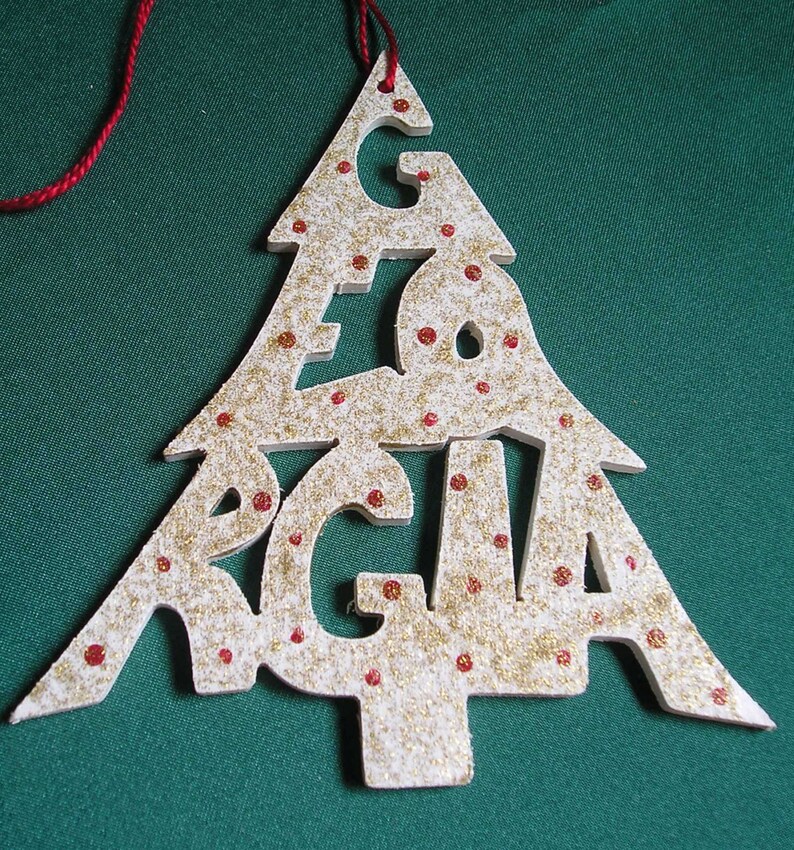 Georgia ornament, tree shaped image 6