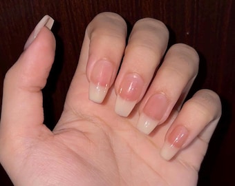 Handmade Gel Press On Nails – Glossy Finish, Realistic Look