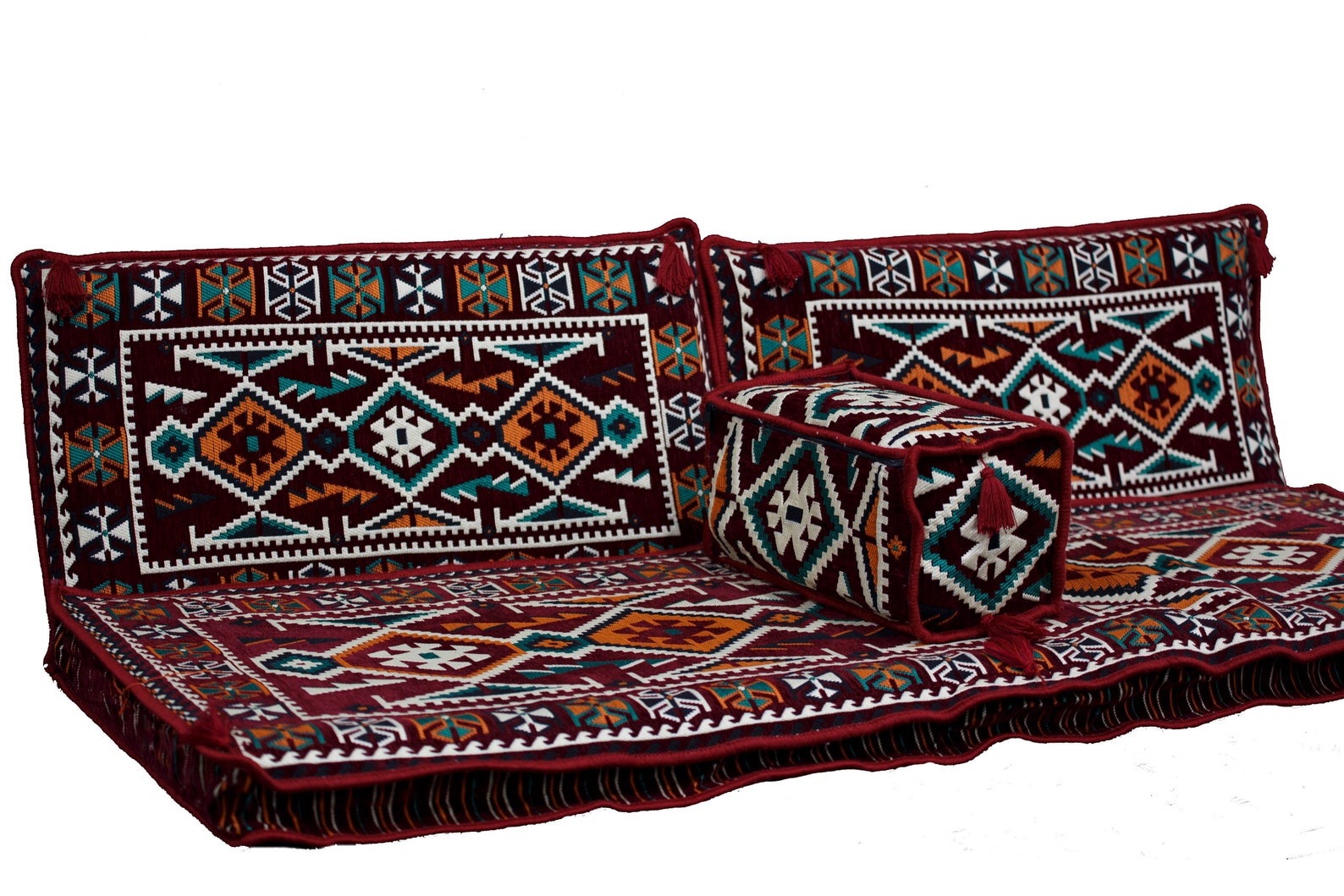Turkish Sofa Set Low Sofa Handmade Kilim Geometric Design Etsy