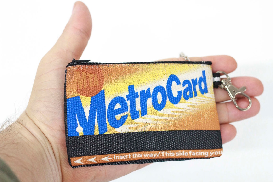 Metro card design New York subway metro train design wallet Etsy