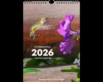 Wall calendar (2026) Hummingbirds #1