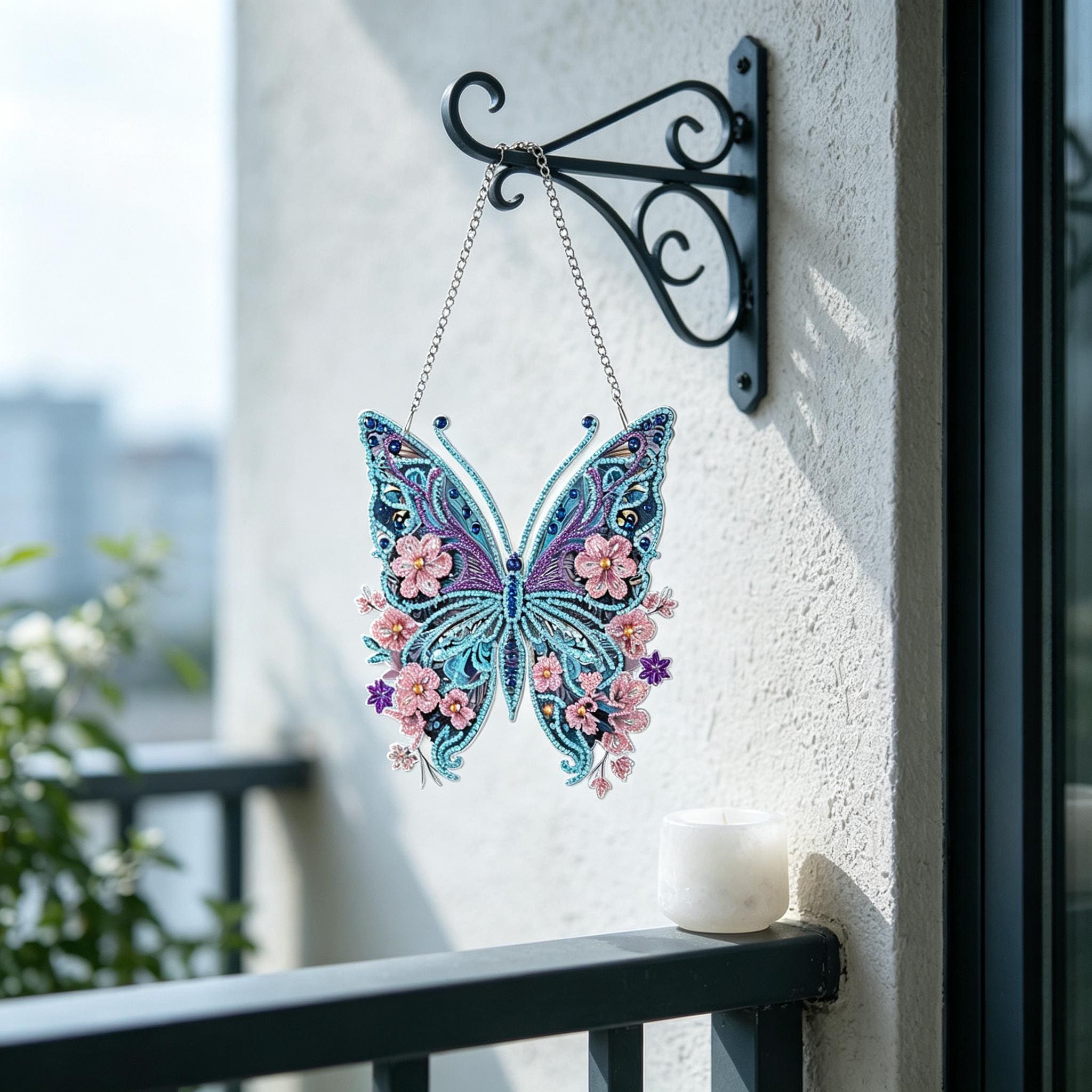 Purple Diamond Butterfly - Etsy